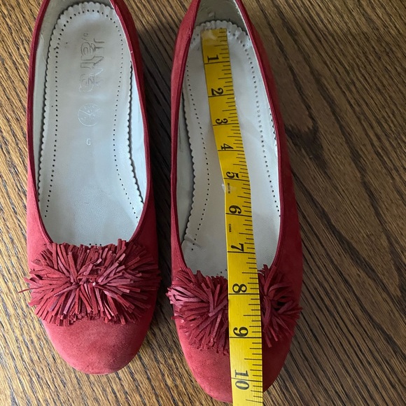 JENNY by ARA RED FLATS Sz 9,5 - Picture 6 of 11